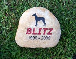 Rock pet memorials by decco blasting. 