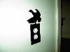 Metal duck switch plate