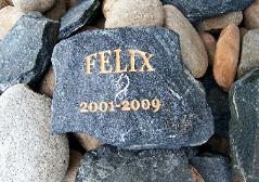 Custom pet memorials. 