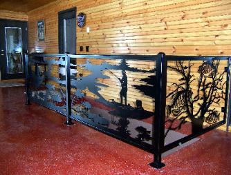Metal railings by plasma designs.