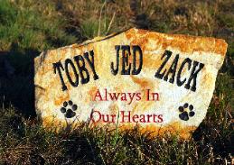 Pet memorials by plasma designs.