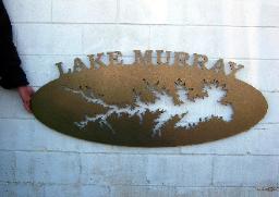 Lake murray wall art.
