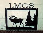 Custom wildlife metal art.