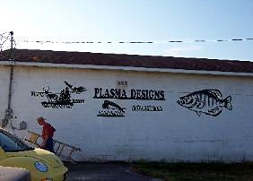 Metal art work  from plasma designs.