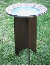 Metal Pottery stands.